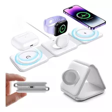 3 En 1 Cargador Inalambrico Para iPhone/iwatch/AirPods