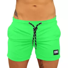 Short De Baño Malla Hombre Con Bolsillos Secado Rápido G6