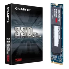 Disco Solido 256gb Ssd M.2 Nvme Gigabyte Pci-e 3.0 X4