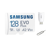 Memoria Micro Sd Samsung Evo Plus 128 Gb A2 4k U3 130 Mb/s