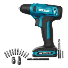 Parafusadeira Sem Fio De 10mm Wesco Ws2555k 12v