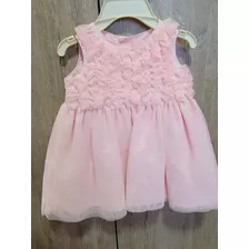 Vestido De Niña, Bebe Niña Carter's De 0 A 3 Meses