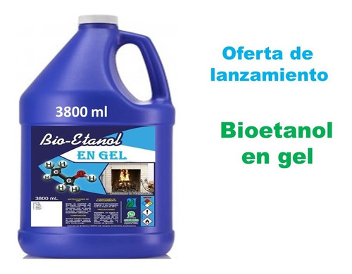Bioetanol En Gel Para Chimenea Galón 