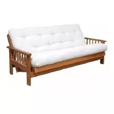 Futon Sillon Cama 3 Cuerpos Madera Guatambu Colchon Resortes