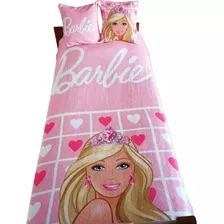 Barbie Rosa - Manta Polar Soft ( Sin Fundas )