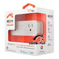 Enchufe Inteligente Wi-fi Nexxt 2 Conectores 2 Usb Nhp-d610