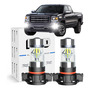 4 Lados, 15000lm, Kit De Faros Led 9005 9006 Luz Alta Y Baja GMC Sierra Classic 2500HD