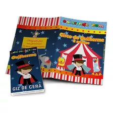 50 Kits Colorir Revistinha Personalizada Giz De Cera 15x20