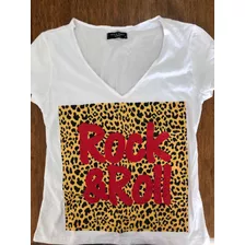 Remera Manga Corta Para Mujer Talle S En Impecable Estado