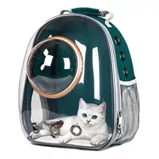 Maleta Para Gato Mascota Astropet Transparente Burbuja P