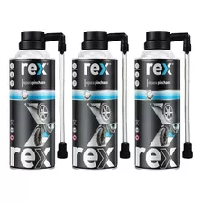 Pack 3 Spray Repara Pinchazo 450 Ml Rex