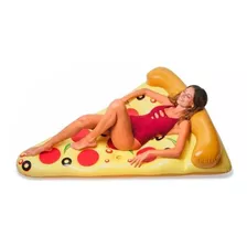 Boia Inflável Gigante Formato Fatia Pizza Floatie Kings