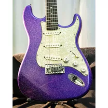 Fender Stratocaster De Luthier Sparkle Purple Rain Costanzo!