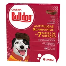 Coleira Bulldog Antipulgas E Carrapatos 25g Coveli P/ Cães