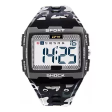 Reloj Negro Shock Sport Original Para Hombre