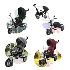 Triciclo Moto Ebaby De Lujo Para Bebes Modelo Color Azul Rojo Gris