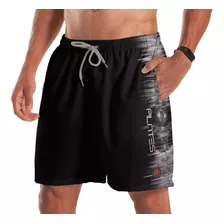 Short Bermuda Pilates Tecnodots Preto Cinza