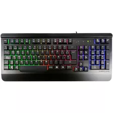 Teclado Gaming Shenlong Kb8700 Rainbow Metal 105 Teclas