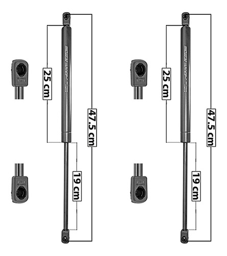 Set 2 Amortiguadores 5a Puerta Spart Mercury Tracer 93_96 Foto 6