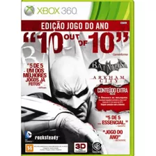 Jogo Batman: Arkham City Edição Jogo Do Ano - Xbox 360