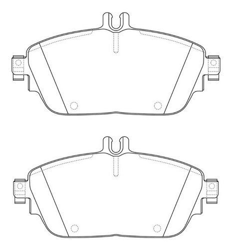 Pastilla Freno Delantera Mercedes Benz Gla220  2014 2019 Foto 2