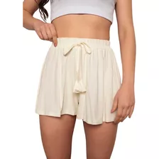 Short Viscolycra Elástico Na Cintura Molinho Fresquinho Moda