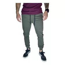 Calça Masculina Jogger Preta Jeans Com Lycra