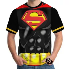 Camisa Do Super Homem Superman Camiseta Herois Blusa Roupas