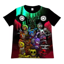 Franela Para Niño Five Nights At Freddy's Freddys Poliester