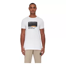 Polera Hombre Mammut Massone T-shirt Blanco