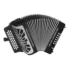  Acordeón Hohner Rey Vallenato Adg Negro