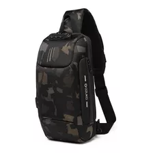 Mochila Masculina Anti-roubo Impermeável Crossbody A