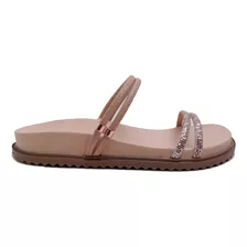 Papete Feminina Sandália Strass Flatform Birken Original