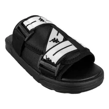 Sandalias Kappa Authentic Mitel 1 Black-white