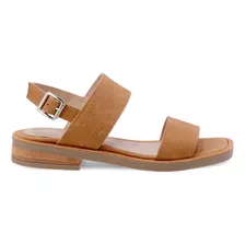 Sandalias De Cuero Base De Goma Super Livianas Mujer Verano