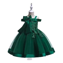 Vestido Fiesta Navidad Niños Vestido Novia Elegante Floral