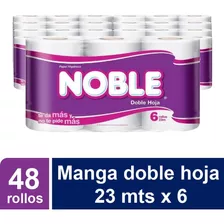 Papel Higiénico Noble Doble Hoja 23mtrs X 48 Rollos