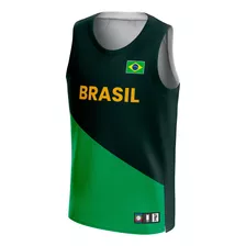 Regata Masculina Seleção Brasileira Dry Fit Premium