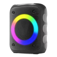 Caixa De Som Bluetooth Portátil Led Rgb Estéreo Tws Xdg-97 Cor Preto