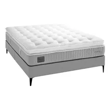 Sommier Dividida Herval Exclusive Awake 2 1/2 Plazas De 158cmx198cm Con Base Dividida