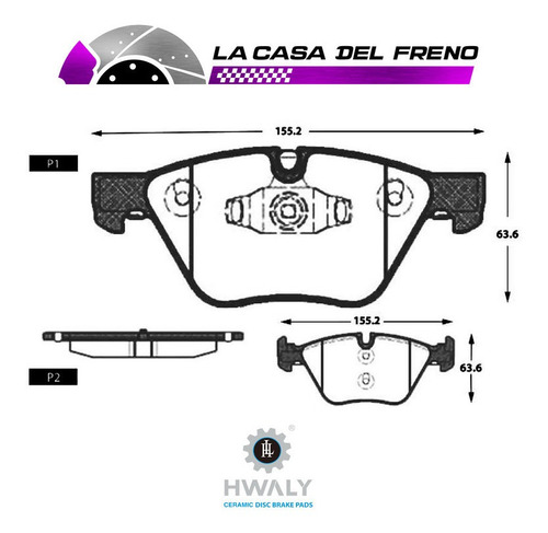 Pastilla De Freno Delantera Bmw Z4 3.0 2009-2020 Foto 3