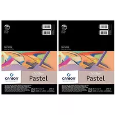 Paquete De 2 Blocs De Papel Pastel Miteintes, Colores S...