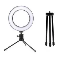 Iluminador Ring Light 10 Polegadas 25w 26cm Com Tripé