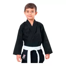 Kimono Reforçado Infantil - Atama Kirfinf003 - Preto