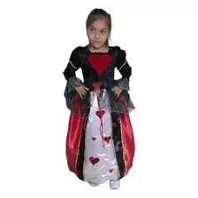 Disfraz De Reina De Corazones (cuento Alicia En El Pais De Las Maravillas)
