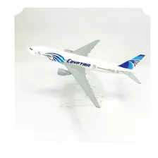 Modelo De Avión Egypt Air Boeing 777 Aleación Colección