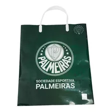 Sacola Para Presentes Verde Palmeiras 33x27cm Oficial