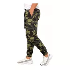 Calça Jogger Camuflada Army Premium