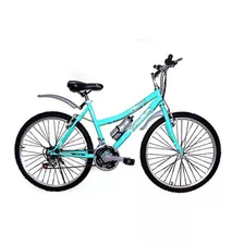 Bicicleta De Dama Aro 26/24 18v Componentes Taiwan Ligera