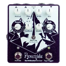 Earthquaker Devices Pyramids Stereo Flanger, Purple Sparkle 